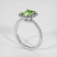 1.86 Ct. Bi Color Sapphire Ring, 14K White Gold 2