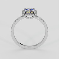 0.85 Ct. Bi Color Sapphire Ring, 14K White Gold 3