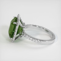 6.30 Ct. Sapphire Ring, 14K White Gold 4