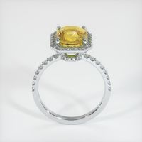 3.05 Ct. Sapphire Ring, 14K White Gold 3