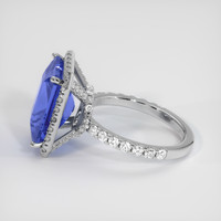 8.14 Ct. Sapphire Ring, 18K White Gold 4