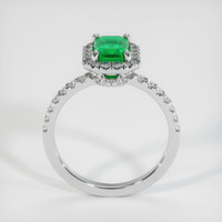 Emerald Ring 0.92 Ct., 18K White Gold Preview
