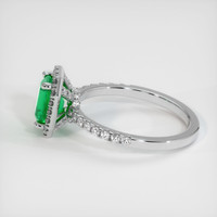 Emerald Ring 0.92 Ct., 18K White Gold Preview