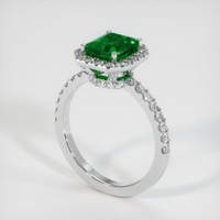 Emerald Ring 1.60 Ct. 18K White Gold Preview