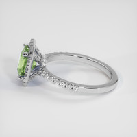 1.86 Ct. Bi Color Sapphire Ring, 18K White Gold 4