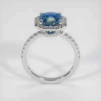 1.49 Ct. Bi Color Sapphire Ring, 18K White Gold 3