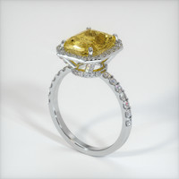 3.05 Ct. Sapphire Ring, 18K White Gold 2