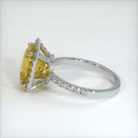 3.05 Ct. Sapphire Ring, 18K White Gold 4