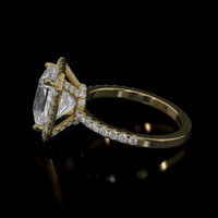 3.18 Ct. Gemstone Ring, 14K Yellow Gold 4