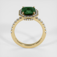 3.26 Ct. Bluish Green Sapphire Ring, 14K Yellow Gold 3