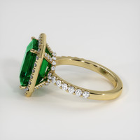 4.95 Ct. Emerald Ring, 18K Yellow Gold 4