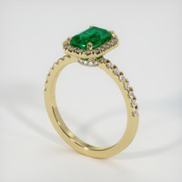 Emerald Ring 1.52 Ct., 18K Yellow Gold Preview
