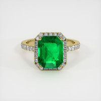 Emerald Ring 3.53 Ct., 18K Yellow Gold Preview
