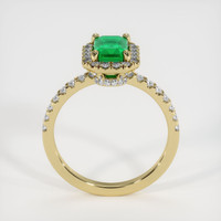 Emerald Ring 0.92 Ct., 18K Yellow Gold Preview