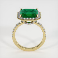 Emerald Ring 4.39 Ct. 18K Yellow Gold Preview