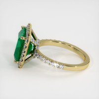 Emerald Ring 4.39 Ct. 18K Yellow Gold Preview