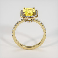 3.05 Ct. Yellow Sapphire Ring, 18K Yellow Gold 3