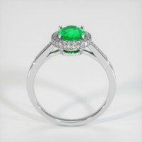 0.88 Ct. Emerald Ring, Platinum 950 3