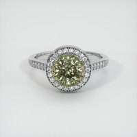 2.92 Ct. Sapphire Ring, Platinum 950 1