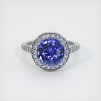 4.51 Ct. Sapphire Ring, 14K White Gold 1