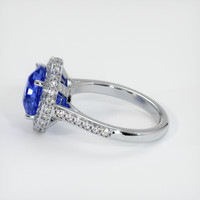 4.51 Ct. Sapphire Ring, 14K White Gold 4