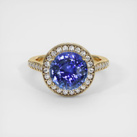 4.51 Ct. Sapphire Ring, 18K Yellow Gold 1