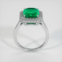 4.00 Ct. Emerald Ring, Platinum 950 3