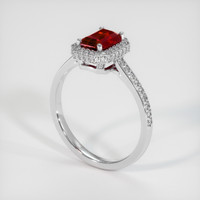 1.49 Ct. Ruby Ring, Platinum 950 2