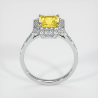 2.09 Ct. Yellow Sapphire Ring, Platinum 950 3