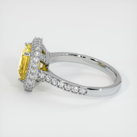2.09 Ct. Yellow Sapphire Ring, Platinum 950 4