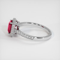1.32 Ct. Ruby Ring, 10K White Gold 4