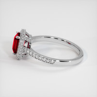 1.16 Ct. Ruby Ring, 10K White Gold 4