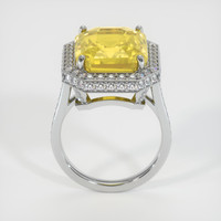 16.34 Ct. Yellow Sapphire Ring, 10K White Gold 3