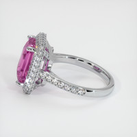 6.02 Ct. Sapphire Ring, 14K White Gold 4