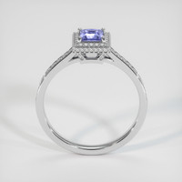 0.57 Ct. Sapphire Ring, 14K White Gold 3