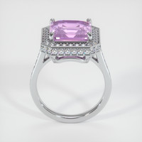 6.08 Ct. Purple Sapphire Ring, 14K White Gold 3