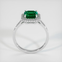 1.83 Ct. Emerald Ring, 18K White Gold 3