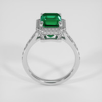 2.60 Ct. Emerald Ring, 18K White Gold 3