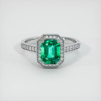 Emerald Ring 2.00 Ct., 18K White Gold Preview