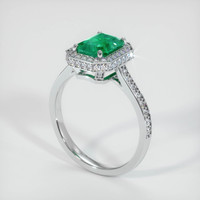 Emerald Ring 2.00 Ct., 18K White Gold Preview