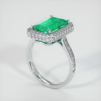 Emerald Ring 2.81 Ct., 18K White Gold Preview