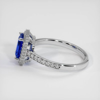 1.83 Ct. Sapphire Ring, 18K White Gold 4
