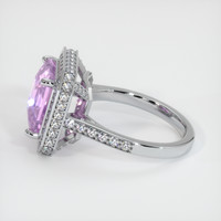 6.08 Ct. Sapphire Ring, 18K White Gold 4