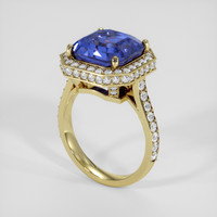 8.46 Ct. Blue Sapphire Ring, 10K Yellow Gold 2