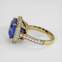 8.46 Ct. Blue Sapphire Ring, 10K Yellow Gold 4