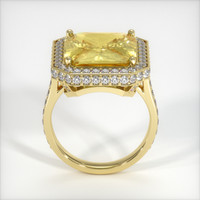 10.07 Ct. Yellow Sapphire Ring, 10K Yellow Gold 3