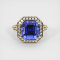 8.46 Ct. Sapphire Ring, 14K Yellow Gold 1