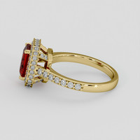 1.16 Ct. Ruby Ring, 14K Yellow Gold 4