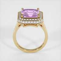 6.08 Ct. Purple Sapphire Ring, 14K Yellow Gold 3