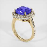 8.46 Ct. Sapphire Ring, 18K Yellow Gold 2